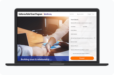 Lendistry Website Application